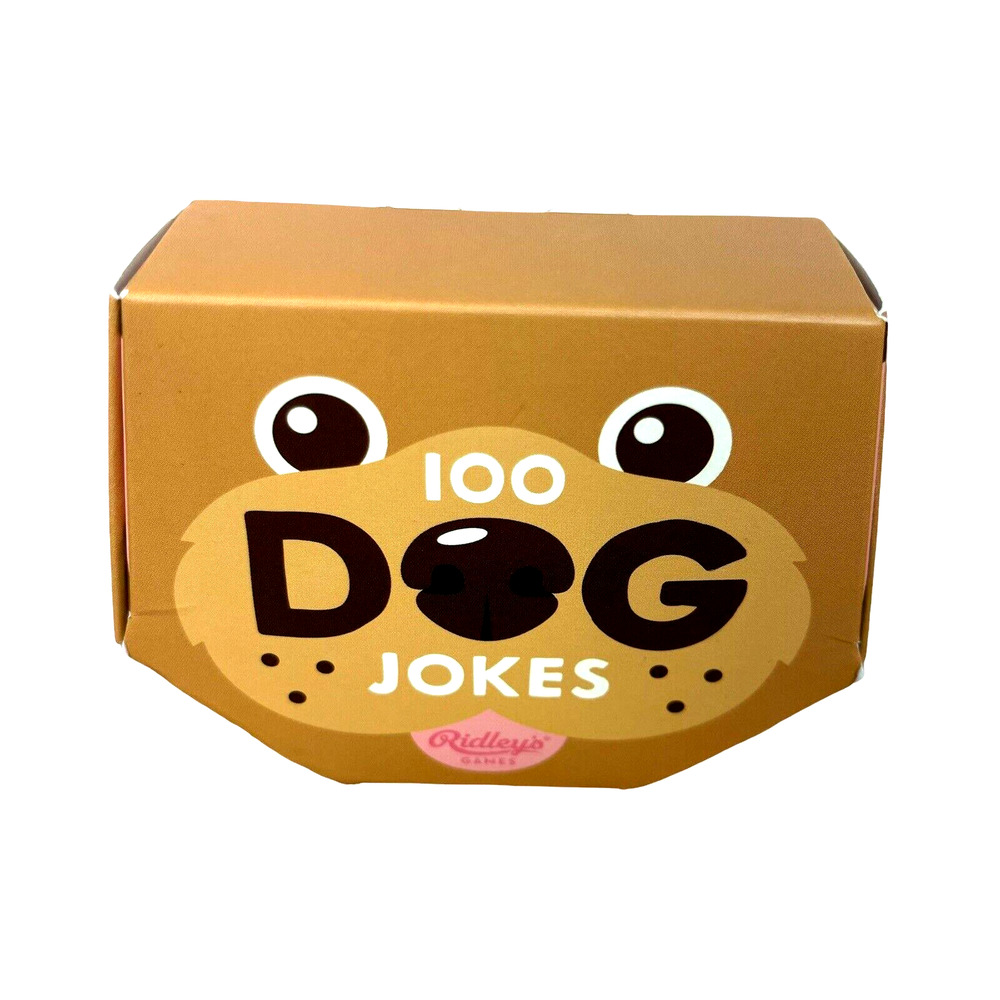 100 Dog Jokes Boxset Ridley Games Toys Christmas Gift Stocking Filler Puppy